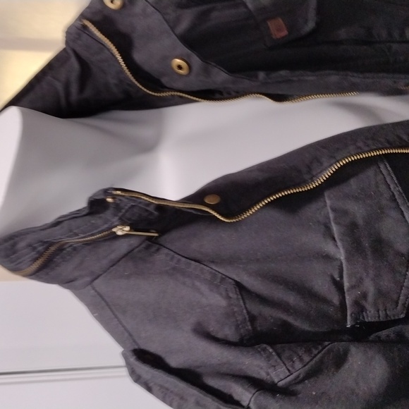 Wenven black canvas lightweight cotton lined jacket. Mint condition. XL - Picture 8 of 12